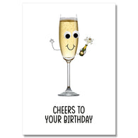 Cheers to Your Birthday Card
